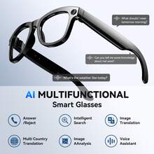 AI Smart Glasses With Camera, 1080P Video Recording , ENC Noise Reduction, Wireless Music & Calls, Real Time Translation, Open-Ear Audio For Travel, Meetings & Vlogging - View 11