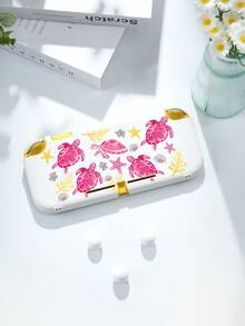 Dreamy Pink Sea Turtle Printed Protective Case, Compatible With New Switch 2 (2025), Switch NS/Switch OLED/Lite, Accessories For Switch 2 Game Console, Full Set Including Storage Bag, Card Slot Base, Switch Protective Cover, Romantic Gift For Switch Players, Gift For Kids/Family - Multicolor - View 15
