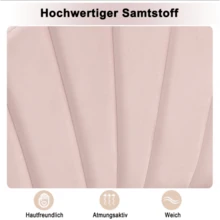 Polyrattan Dining Table And Chair Set, Garden Furniture, 6-Person Garden Dining Set With Armchairs, Removable And Washable Fabric Covers - Pink - View 9