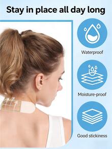 Invisible Neck Lift Tape - Breathable Neck Lift Adhesive Tape, Can Lift Face And Neck. Suitable For Double Chin And Vertical Neck Lines, Soft Fit, Non-Allergenic Adhesive. - Multicolor - View 4