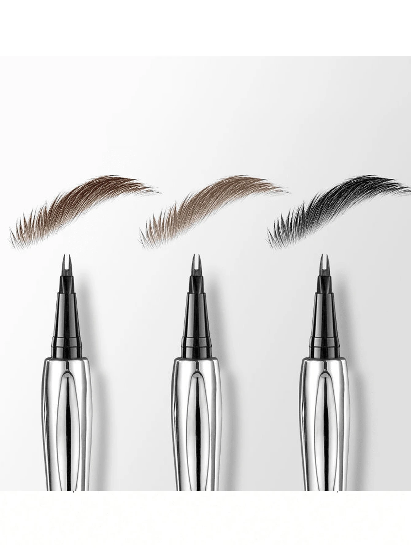 1PC Recommended Brow Pencil, Waterproof & Sweat-Proof, No Smudging, Defines Brow Hair Precisely, Suitable For Beginners With No Skills - Multicolor - View 1