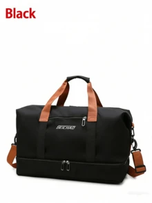 1 pieza Bolsa de deporte espaciosa con correa para el hombro, adecuada para hombres y mujeres, perfecta para viajes, fitness y deportes, un regalo ideal para aventureros y viajeros - Multicolor - Ver 8