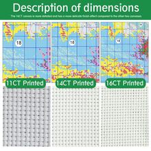 1件 30*40cm/11.8*15.7in 蝴蝶主題成人初學者 11CT/14CT 印花十字繡DIY套件 刺繡套裝 適合臥室與客廳牆面裝飾 絕佳禮物 - A - 查看 5