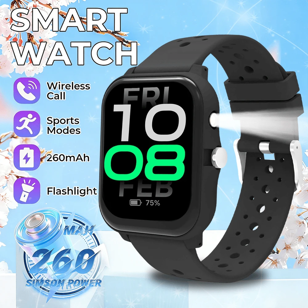 ERUN You Will Receive This Stainless Steel Strap Smartwatch With Features Including Making And Receiving Phone Calls, Wireless Communication And Message Synchronization, Fitness Tracking, 1.83-Inch Full-Touch High-Definition Display, And Over 100 Sports Modes.