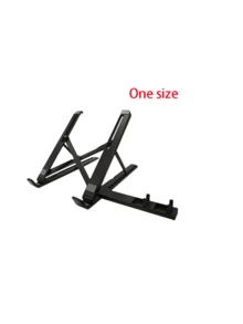 Soporte portátil ajustable para computadora portátil con almohadilla de enfriamiento, plegable y duradero, soporte universal para teléfono de escritorio, esencial para el escritorio de la oficina, alivia efectivamente la fatiga del cuello y mejora la comodidad del trabajo. Adecuado para el hogar, la oficina y los viajes. Ligero y portátil, le ayuda a crear un entorno de trabajo eficiente y cómodo. Accesorio de oficina esencial. Disponible en múltiples estilos. Electrónica/Electrónica de oficina. - Multicolor - Ver 11