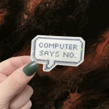 Autocollant imprimé léopard noir "Computer Says No", convient pour ordinateur portable, bouteille, camion, téléphone, , van, SUV, carrosserie de voiture, fenêtre, mur, tasse, bateau de pêche, planche à roulettes, autocollant, accessoires automobiles, fournitures de scrapbooking - vinyle - Voir 19