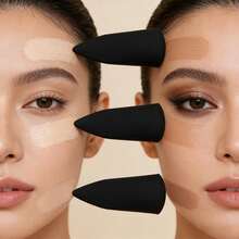 Bông mút trang điểm, bông mút trang điểm hình dạng bất đối xứng không chứa latex, bông mút trang điểm hình giọt nước góc cạnh và hình trụ. - Nhiều màu - Xem 4