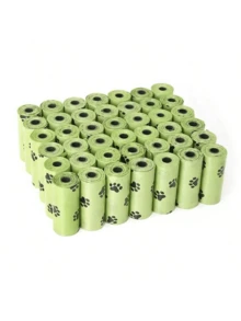 PETSIN 10 cuộn/150 túi đựng phân chó có mùi hương hoa oải hương ngẫu nhiên, siêu dày và chống rò rỉ, quản lý chất thải của thú cưng, thiết kế hình vuông có thể gập lại, chất lượng cao (1 hộp đựng) - Nhiều màu - Xem 10