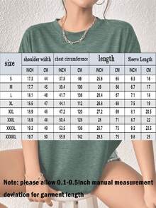 Vintage "It Is Well With My Soul" Wildflower Beach Front Back T-Shirt | Summer Tops For Women, On Everything, Casual Double Sided Graphic Tee - màu xanh lá - Xem 5