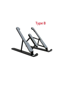 Soporte portátil ajustable para computadora portátil con almohadilla de enfriamiento, plegable y duradero, soporte universal para teléfono de escritorio, esencial para el escritorio de la oficina, alivia efectivamente la fatiga del cuello y mejora la comodidad del trabajo. Adecuado para el hogar, la oficina y los viajes. Ligero y portátil, le ayuda a crear un entorno de trabajo eficiente y cómodo. Accesorio de oficina esencial. Disponible en múltiples estilos. Electrónica/Electrónica de oficina. - Multicolor - Ver 10