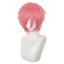 Wig Unisex Medium-Short 12 Inci, Terbuat dari Serat Sintetis Tahan Panas, Cocok untuk Cosplay, Pemakaian Sehari-hari, Foto Pesta, Tersedia dalam Berbagai Warna - MultiWarna - View 43