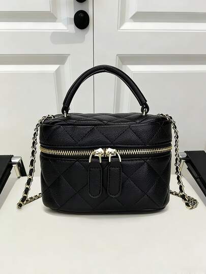 Lightweight Mini Bag, Compact Women's Handbag, Chain Bag, Quilted Bag, Tote Bag, Bucket Bag - Suitable For Girls, College Students And Office Ladies, Perfect For Office, Campus, Work, Commute, Outdoor Activities, Travel And Outing , Office