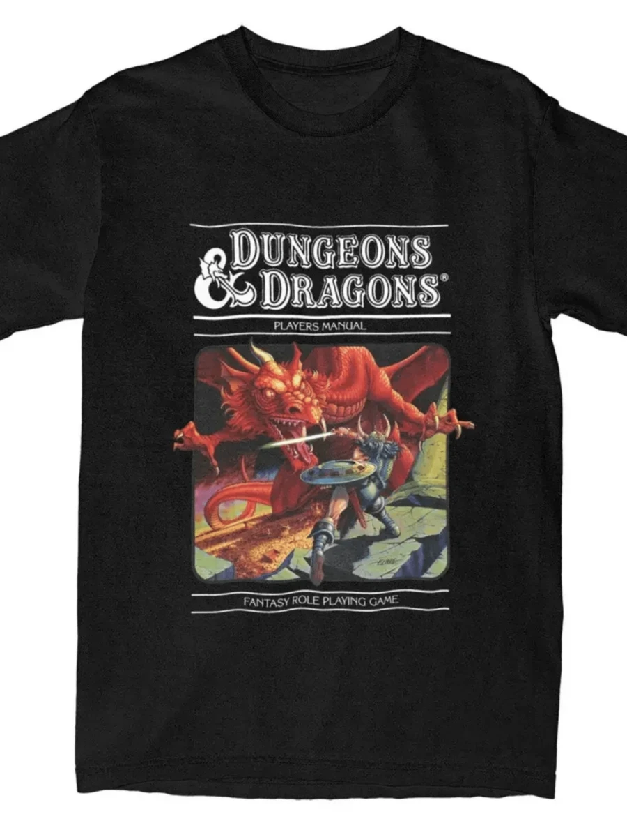Sea Ball T-Shirt Dungeon And Dragon T-Shirt Hip Hop T-Shirt For Women Summer Awesome Printed Short Sleeve Clothes Fashion Y2K - 黑色 - 查看 1