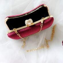 Túi cầm tay nhung có dây đeo vai tháo rời, túi đeo vai tùy chỉnh, quà tặng Giáng sinh và ngày lễ, túi cầm tay dự tiệc có dây xích mạ vàng tháo rời, túi cưới, ví tùy chỉnh, ví, túi cầm tay tùy chỉnh, túi cầm tay cho phù dâu, túi cầm tay cưới, túi cầm tay cô dâu, túi cầm tay dự tiệc, quà tặng tùy chỉnh, túi cầm tay dự tiệc, quà Giáng sinh, quà ngày lễ, quà tốt nghiệp, quà Ngày Valentine - Nhiều màu - Xem 9