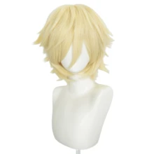 Wig Unisex Medium-Short 12 Inci, Terbuat dari Serat Sintetis Tahan Panas, Cocok untuk Cosplay, Pemakaian Sehari-hari, Foto Pesta, Tersedia dalam Berbagai Warna - MultiWarna - View 64