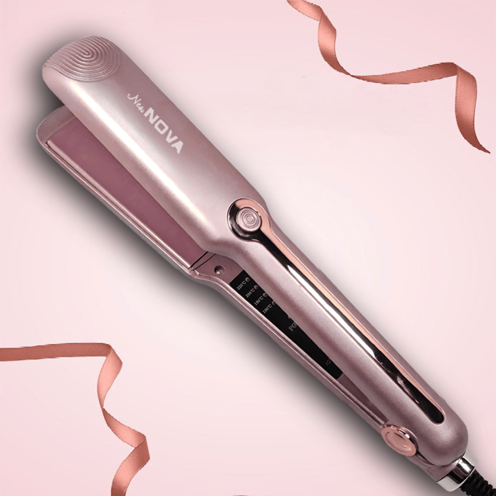 Professional Straightener With Ceramic Plate, Plug And Heat, Quick Temperature Adjustment, For Home And Salon Use, Hair Care Gift