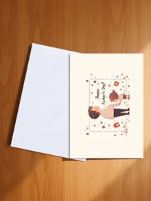 Carte de vœux pour la Fête des Pères au style de dessin animé chaleureux / Carte de la Fête des Pères au style de dessin animé chaleureux, design avec un père et sa fille se tenant la main et marchant ensemble de dos / Bonne Fête des Pères, gratitude pour l'accompagnement et la guérison, carte pour papa, beau-père, père adoptif, un choix sincère pour les enfants pour exprimer "Merci d'avoir tenu ma main pendant que je grandissais" (comprend 1 carte / 1 enveloppe, 4,3 pouces x 6,3 pouces) - Style 4 - Voir 24