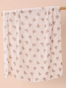 1 chiếc chăn quấn em bé bằng vải muslin mỏng nhẹ, đạt chứng nhận Oeko-Tex, thích hợp sử dụng hàng ngày cho trẻ sơ sinh. - Nhiều màu - Xem 3
