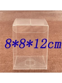 10pcs Wholesale New Transparent PVC Box Packaging, Wedding/Christmas Gift Boxes For Chocolate, Candy, Apple, Transparent Boxes For Events - PVC Multi-size Transparent Box - View 13