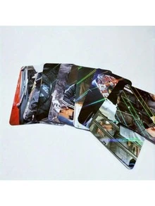 SKZ“镂空”全息卡片+LOMO卡片+64张贴纸，K-POP收藏套装，粉丝礼物，剪贴簿和相册用品 - 彩色 - 查看 7