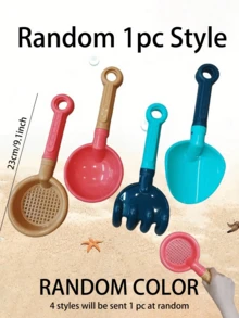 13pcs Children's Beach Toy Set, Suitable For Babies Aged 18 Months And Above For Water Play, Sand Play, And Digging Tools Including Shovels And Buckets. The Perfect Summer Gift For Kids, With Random Colors And Styles - Multicolor - View 14