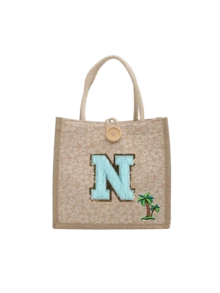 1 Pc Towel Embroidered Initials Pattern Handbag,Flower Printed Linen Handbag,Small Floral Linen Button Decorative Handbag,Simple Large-Capacity Handbag, Portable Casual Storage Tote Bag, Multifunctional Shopping Bag,New Design, Large Capacity, Ideal For Shopping, Shoulder Bag, Handbag, Lunch Bag - Multicolor - View 17