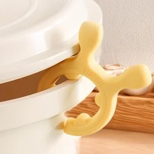 Đế lót nồi hình tai hươu - Dụng cụ nhà bếp bằng silicon chịu nhiệt, có tay cầm chống trượt, dễ vệ sinh, phù hợp với nồi lớn/nhỏ. - Nhiều màu - Xem 5