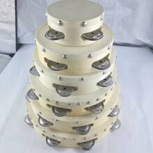 4/6/7/8/9/10 Inch Hand Drum, Wooden Drum, With Drumstick Set, Music Game Toy Percussion Instrument - Multicolor - View 4