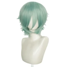 Wig Unisex Medium-Short 12 Inci, Terbuat dari Serat Sintetis Tahan Panas, Cocok untuk Cosplay, Pemakaian Sehari-hari, Foto Pesta, Tersedia dalam Berbagai Warna - MultiWarna - View 26