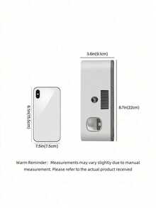 1pc UV Toothbrush Sanitizer With Storage Box, Toothbrush Holder, Disinfection And Timer Function, Rechargeable Wireless Wall-Mounted Toothbrush Sterilizer, Suitable For Bathroom, Back To School Essential - Multicolor - View 10