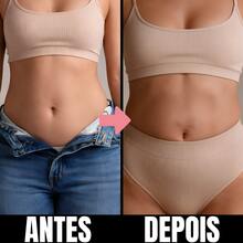 Set Of 6 Seamless Shaping Panties, Imported, Ribbed, Doesn't Show Clothes, Premium Polyamide, Comfortable - Neutral Colors - View 7