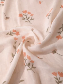 1pc Lightweight Muslin Baby Swaddle Blanket, Oeko-Tex Certified, Suitable For Newborns Daily Use - Multicolor - View 5