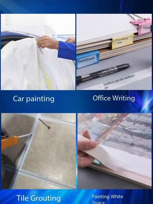 2 rouleaux de ruban-cache bleu, ruban de masquage haute adhérence sans résidu pour impression 3D, convient pour les murs, les meubles, le DIY, la peinture automobile et le masquage multi-usage