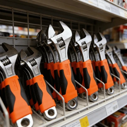 6-Zoll-Einstellbarer Schraubenschlüssel Werkzeugsatz - Beständiges Metall, Handgeführt, für schwere Aufgaben