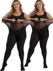 1条日常塑形打底裤 - 超弹力紧身裤，适合女性，修身剪裁，全天舒适穿着 - 黑色 - 查看 9