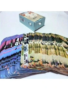 SKZ“镂空”全息卡片+LOMO卡片+64张贴纸，K-POP收藏套装，粉丝礼物，剪贴簿和相册用品 - 彩色 - 查看 5