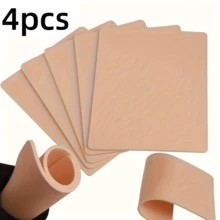 1 mm Faux peau en silicone double face pour la pratique du tatouage, fournitures de formation pour le maquillage permanent, accessoires de tatouage - Vieux Rose - Voir 11