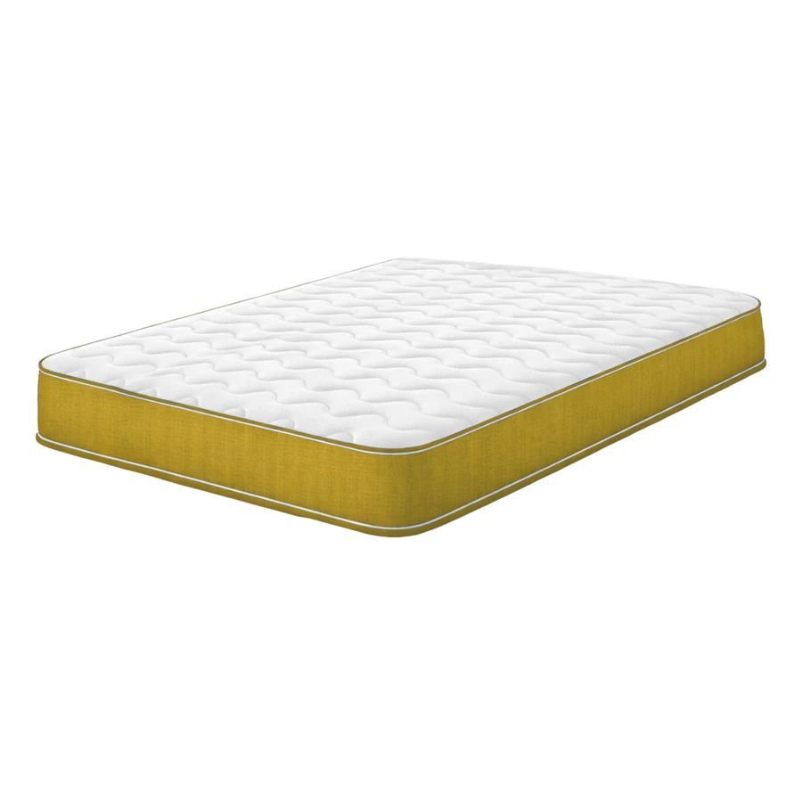 eXtreme Comfort Hybrid Memory Foam Spring Mattress 7 Inch Quilted - Springs Support With Memory Foam Comfort Layer And Breathable Soft CoolTouch Top Cover - 黃色 - 查看 1