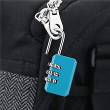 Khóa số kết hợp nhỏ 3 chữ số, khóa hành lý, khóa ba lô cho vali, hộp dụng cụ du lịch, tủ đồ trường học, phòng tập thể dục, tủ đồ nhân viên. - Nhiều màu - Xem 6