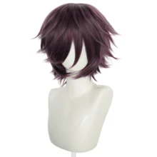 Wig Unisex Medium-Short 12 Inci, Terbuat dari Serat Sintetis Tahan Panas, Cocok untuk Cosplay, Pemakaian Sehari-hari, Foto Pesta, Tersedia dalam Berbagai Warna - MultiWarna - View 69