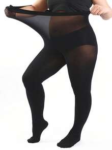 1条日常塑形打底裤 - 超弹力紧身裤，适合女性，修身剪裁，全天舒适穿着 - 黑色 - 查看 13