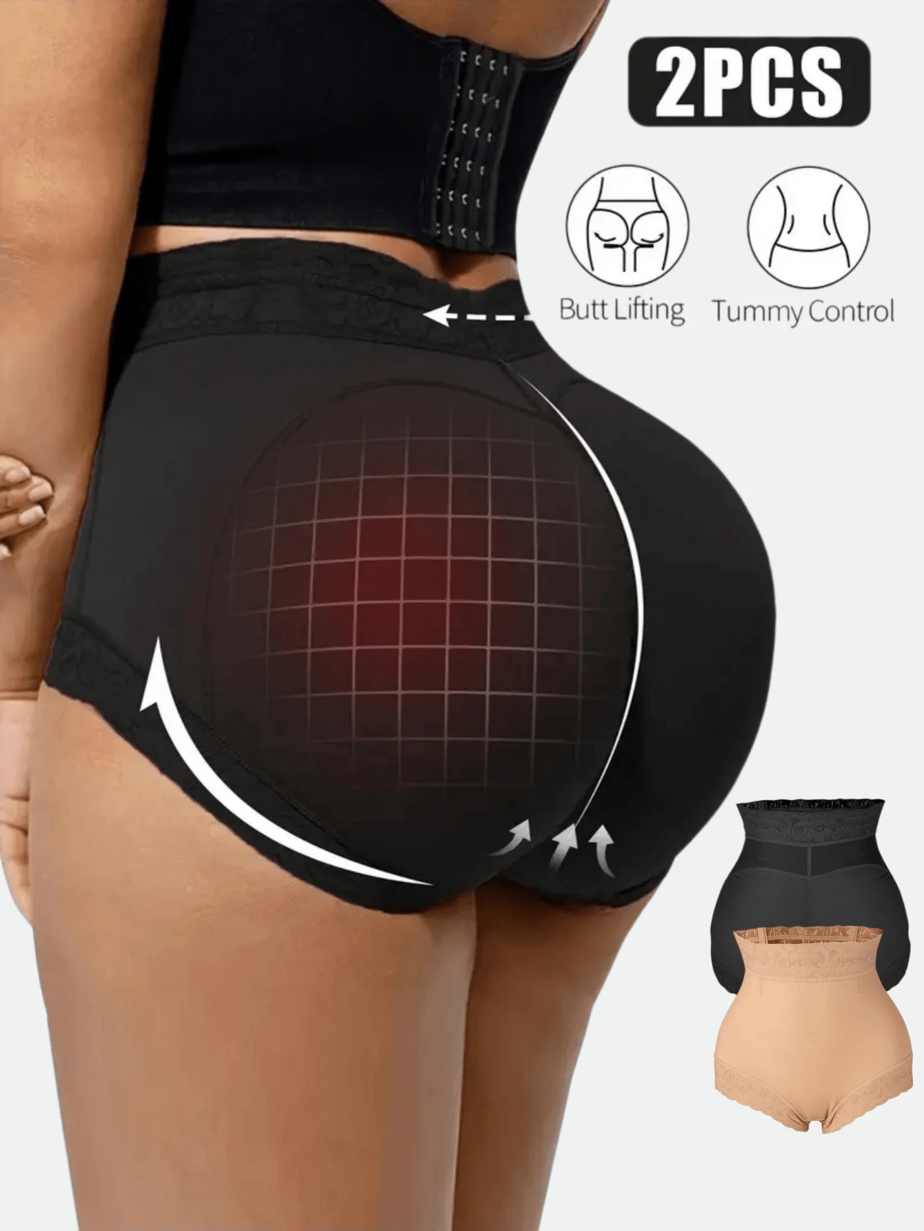 2 chiếc quần định hình dáng người dành cho nữ, giúp thon gọn eo, nâng mông, phù hợp cho nhiều dịp khác nhau. - Nhiều màu - Xem 1