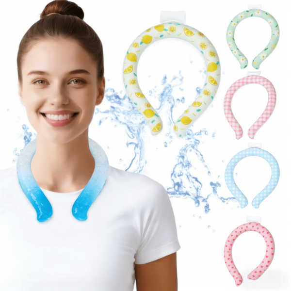 1pc Portable Lightweight Cooling Neck Wrap, Lightweight And Chilling Neck Wrap For Indoor And Outdoor Daily Cooling, Suitable For Summer Outdoor Sports And Daily Cooling Wearable Chilling Scarf