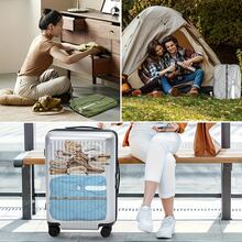 17L 旅行真空壓縮袋，戶外收納整理袋，防潮防水便攜衣物收納袋，適用商務出差與旅行，省空間行李收納袋，搬家打包袋，季節性衣物收納，旅行收納，度假 - 彩色 - 查看 4