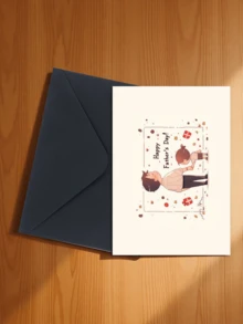 Carte de vœux pour la Fête des Pères au style de dessin animé chaleureux / Carte de la Fête des Pères au style de dessin animé chaleureux, design avec un père et sa fille se tenant la main et marchant ensemble de dos / Bonne Fête des Pères, gratitude pour l'accompagnement et la guérison, carte pour papa, beau-père, père adoptif, un choix sincère pour les enfants pour exprimer "Merci d'avoir tenu ma main pendant que je grandissais" (comprend 1 carte / 1 enveloppe, 4,3 pouces x 6,3 pouces) - Style 4 - Voir 19