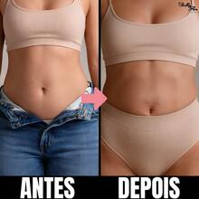 Set Of 4 Seamless Ribbed Shaping Panties - Non-Cutting And Comfortable - Premium Polyamide - Màu trung tính - Xem 10