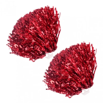 1个毛绒啦啦队彩球，色彩鲜艳的啦啦队道具，适用于篮球、足球、体育赛事加油助威、舞蹈表演、方块舞、团队活动、啦啦队表演，是营造气氛和增强视觉效果的理想选择。