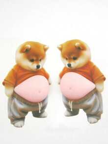 2pcs/6pcs 3D Corgi Belly Stickers - Cute Pet Self-Adhesive Decals, Anti-Collision Stress Relief, 2.48 Inch Suitable For Phone Cases, Laptops, Refrigerators, Cars And Home, Perfect Gift For Pet Lovers - Multicolor - View 4
