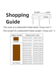 1pc Caramel Striped Ruffled Tablecloth, Modern Minimalist Household Dining Table Cover, Square Dust-Proof Cloth Suitable For Restaurant, Living Room, Kitchen Decor - Caramel - View 3