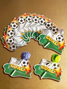 MOSXLOXY 50/20/10pcs Soccer Shape Greeting Card Candy Box, 2026 World Cup Greeting Card, Football Envelope, Football-Shaped Card, Football-Shaped Gift,Perfect For 2026 World Cup Party Favors And Decorations. - View 4